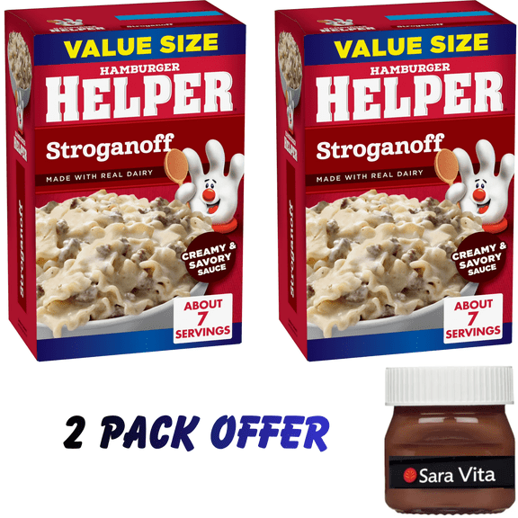 Hamburger Helper Pasta Stroganoff, 10.2 oz Value Size Box