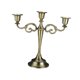 thumbnail image 2 of Candelabro de 3 brazos, candelabro cónico, adorno romántico para boda, candelabro decorativo Retro, centro de mesa para aniversario Bronce, 2 of 9