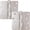 Antique Nickel, variant on Stone Harbor Hardware 4" Door Hinges, 1/4" Radius Corner, Satin Nickel, 2-Pack