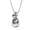 Silver, variant on Silver Rhinestone Double Infinity Cremation Jewelry Ashes Container Memorial Necklace Cermation Urn Necklace Keepsake Ashes with Funnel Kit