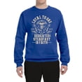 thumbnail image 2 of Wild Bobby, Loyal To One Dedicated Steadfast In Faith | Religious Bible Verse John 14:6 Inspirational/Christian Unisex Crewneck Graphic Sweatshirt, Royal, Large, 2 of 6