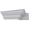 thumbnail image 6 of 3 7/8"H x 3 7/8"P x 5 1/2"F x 94 1/2"L Dublin Traditional Crown Moulding, 6 of 14
