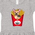 thumbnail image 4 of Inktastic Cute Frenchie in French Fries Girls Toddler Dress, 4 of 5