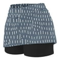 thumbnail image 5 of Girls' Skort Sports Tennis Skirt Solid Color Loose High Waist A-line Skirt for Girls 2-12Y, 5 of 5