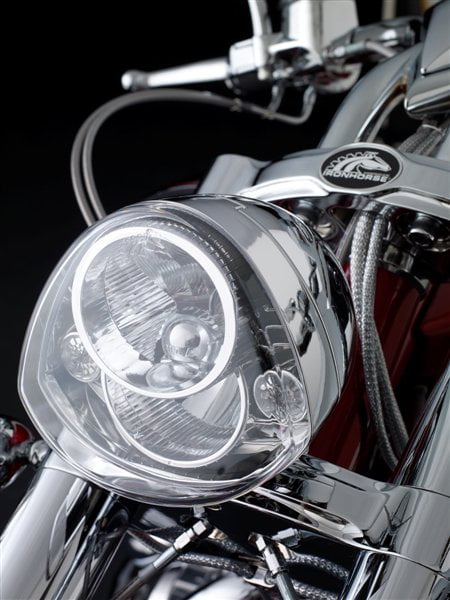 H4 1pc 55W Halogen Headlight Light Bulb 5000K Super White Harley Davidson Bike 