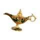 thumbnail image 3 of Estatuillas retro Decoración Escena de metal Accesorios de diseño Regalos prácticos elegantes Lámpara Estatua para estudio Dormitorio Sala de estar Verde Soledad Esculturas de estatuas, 3 of 9