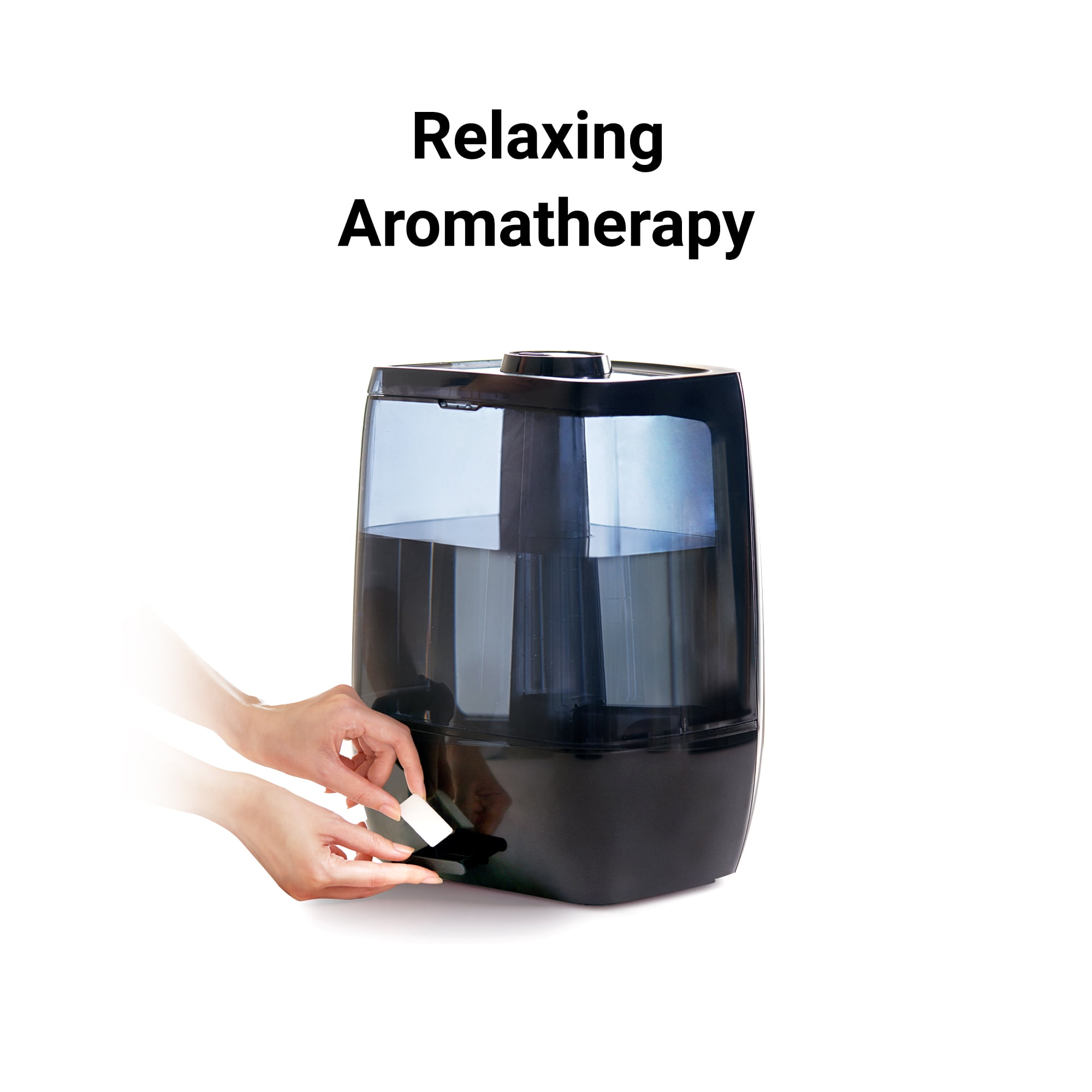 Winix L200 Large Room 2-Gallon Ultrasonic Humidifier - Warm & Cool Mist, 120-Hour Runtime, Adjustable Humidistat, Dual 360° Mist + Demineralization Capsules and Aromatherapy Pads Included
