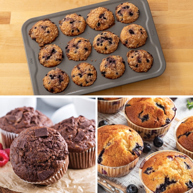 Ninja NeverStick 12 Cup Muffin Pan Heavy-Duty Aluminized Steel