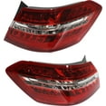 thumbnail image 4 of For 10-13 E-Class Outer LED Taillight Taillamp Rear Brake Light w/Bulb PAIR SET, 4 of 5