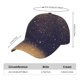 thumbnail image 2 of Balery Gold Black Glitter Gorra de béisbol de tamaño ajustable para correr, entrenar y actividades al aire libre. Gorra de papá para todas las estaciones., 2 of 6