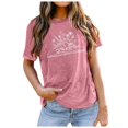 thumbnail image 1 of WEAIXIMIUNG Valentine's Day Women's Printed Short Sleeved Round Neck T Shirt, 1 of 4