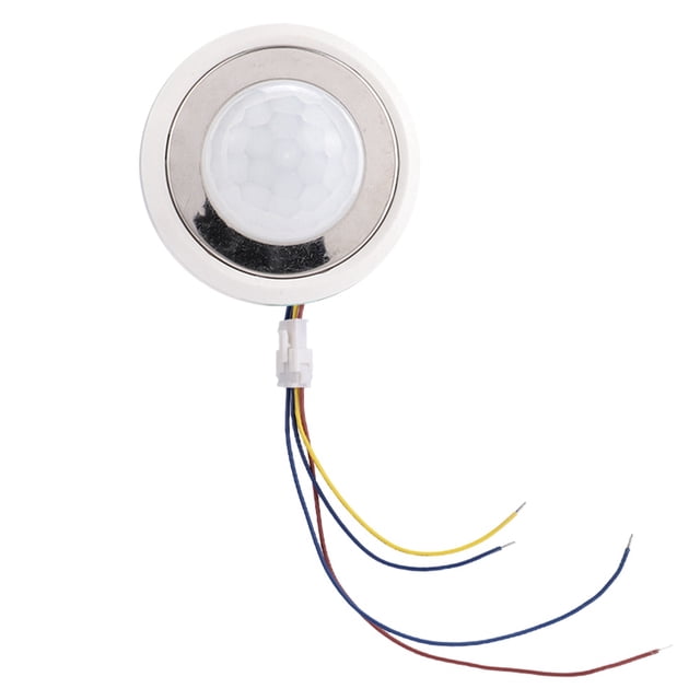 Mini interruptor de lámpara de luz con detección de movimiento humano, Sensor infrarrojo de 220V para gabinete de pasillo