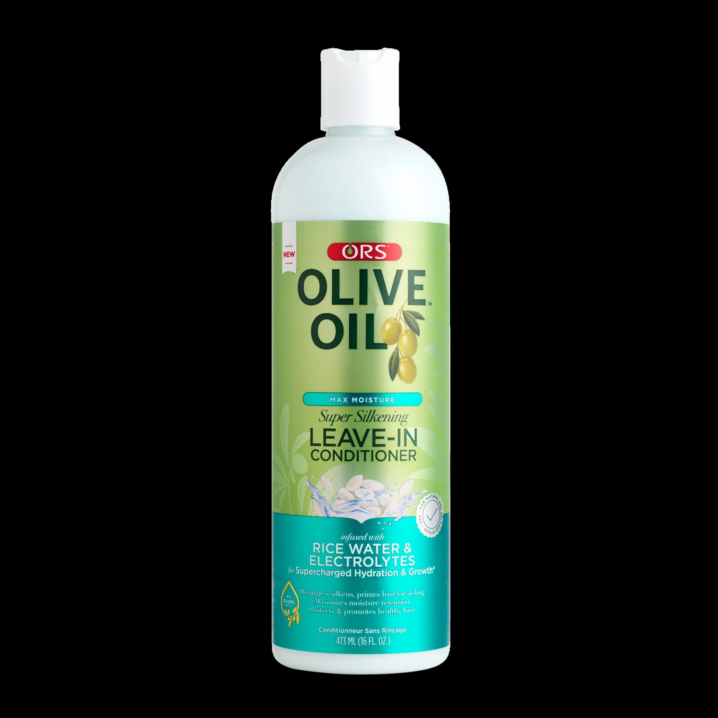 (2 pack) ORS Olive Oil Max Moisture Super Silkening Leave-in Hair Conditioner, All Hair Types, 16 oz