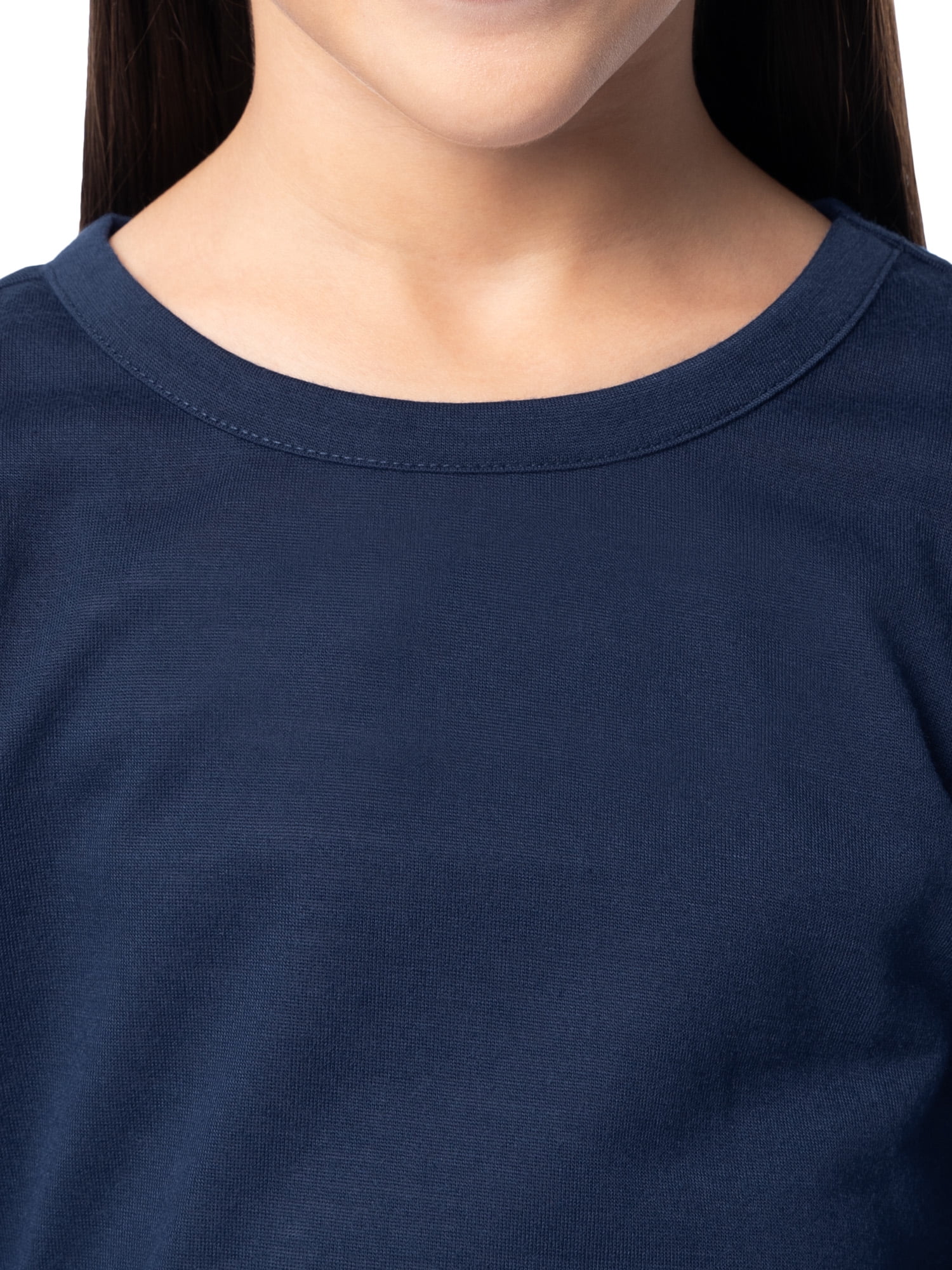Fruit of the Loom Girl's Long Sleeve Fleece Pajama Set, 2-Piece, Sizes 4-16