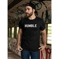 thumbnail image 2 of Humble Know Your Place Men Black T-Shirt, Male Large, 2 of 4