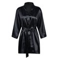 thumbnail image 3 of Skksst Women Sexy Satin Silk Nightdress Lingerie Sleepwear Wrap Dress Robe Plus Size, 3 of 4