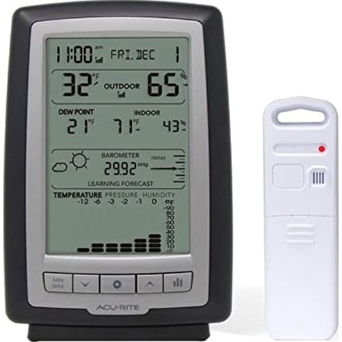 AcuRite 01181M Indoor and Outdoor Weather Station with Forecast ...