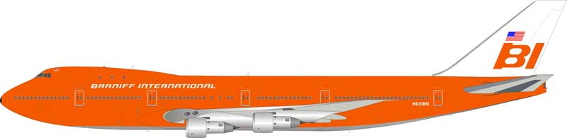 4/1979 PUB COMPAGNIE AERIENNE BRANIFF INTERNATIONAL AIRLINE BOEING 747 AD 