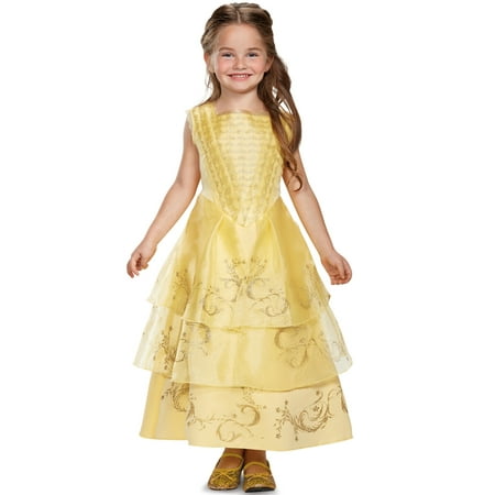 Disney beauty and the beast: belle ball gown deluxe toddler costume 3-4t