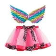 thumbnail image 3 of Bigetiay Girls Tutu Skirt with Detachable Train, Halloween Dance Fairy , Size 6-8 Years, 3 of 5