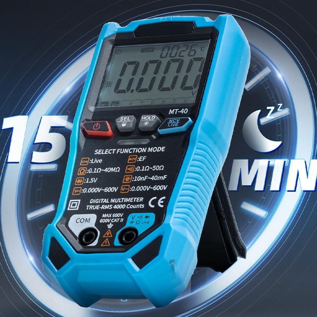 Advanced Digital Multimeter With Auto Ranging Backlits LCD Display Analysis