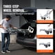 thumbnail image 5 of VEVOR Carretilla de mano plegable de aluminio, dise?o 4 en 1, capacidad de 1000 libras, carro plegable industrial resistente, carro con ruedas de goma para transporte y mudanza en almacen, 5 of 8