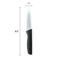 thumbnail image 4 of Mainstays 3.5" Stainless Steel Paring Knife with Soft Grip Black Handles, 4 of 8