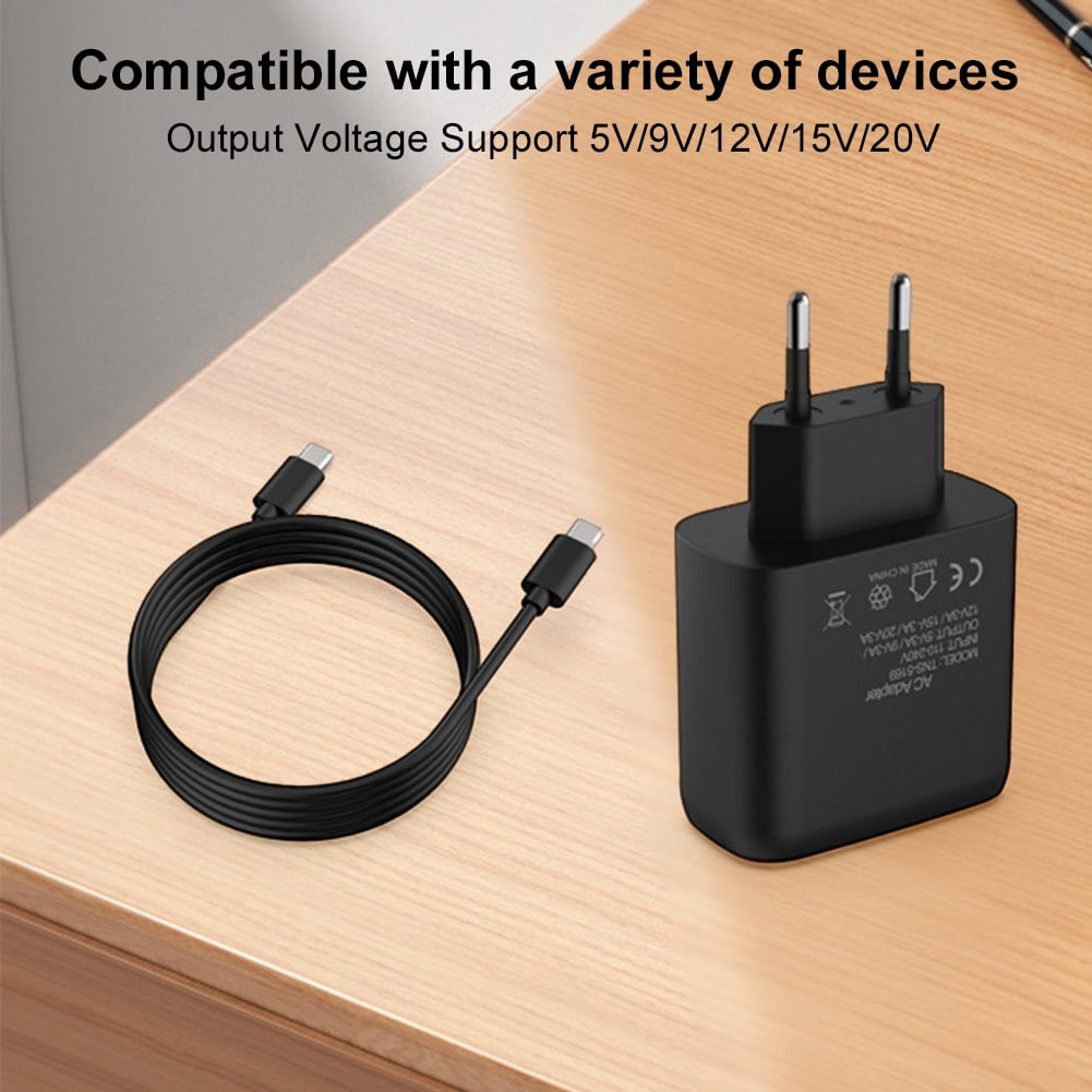 HUISZJ 60W Charger, AC Power Adapter Charger, Console AC Adapter Power Supply with USB C Cable Type C Charger