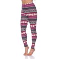 thumbnail image 2 of White Mark Leggings à Imprimé des Fêtes pour Femmes, 2 of 5