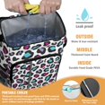 thumbnail image 2 of Travel Cooler Bag - White and Colorful Of Leopard Print Camping Beer Cooler Backpack with Bottle Opener- Waterproof Insulated Picnic Backpacks - Cooler Bag for Beach, 2 of 6