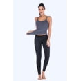 thumbnail image 5 of RUNNING GIRL Yoga Tank Tops for Women Built in Shelf Bra Strappy Back Activewear Workout Compression Tops, 5 of 7