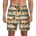 thumbnail image 3 of Uemuo Funny Chicken Pattern Mens Swim Trunks Quick Dry Board Shorts with Mesh Lining, Stretch Beach Shorts Quick Dry No-Chafing Board Shorts-X-Large, 3 of 9