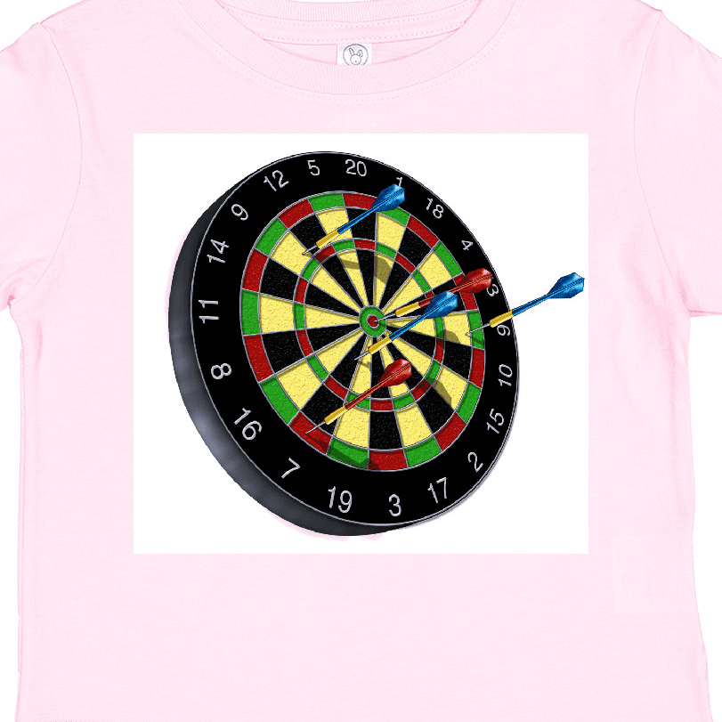 Inktastic Dart Board Boys or Girls Toddler T-Shirt