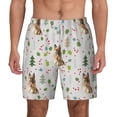 thumbnail image 2 of Picia German Shepherd Dog pattern Mens Swim Trunks with Compression Liner Stretch Beach Shorts Quick Dry with Zipper Pockets No-Chafing Board Shorts-XX-Large, 2 of 9