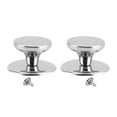 thumbnail image 1 of Transemion 2 Pcs Couvercle Rond Résistant à la Chaleur et Difficile à Abîmer Mains Isolées Plat (Argent) Grande Taille, 1 of 6