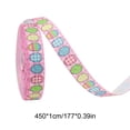 thumbnail image 3 of BAOPAI Easter Themed Ribbon with Egg and Bunny Checkered Patterns for Gift Wrapping Spring Holiday Decorations DIY Crafts Bows and Wreaths, 3 of 6