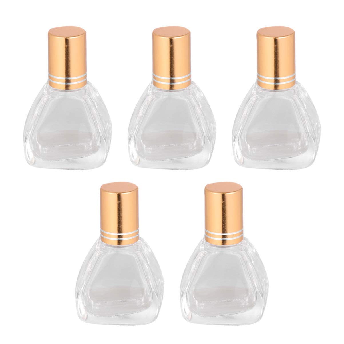 5pcs Roller Bottles Empty Refillable Rollerball Bottle Roll on
