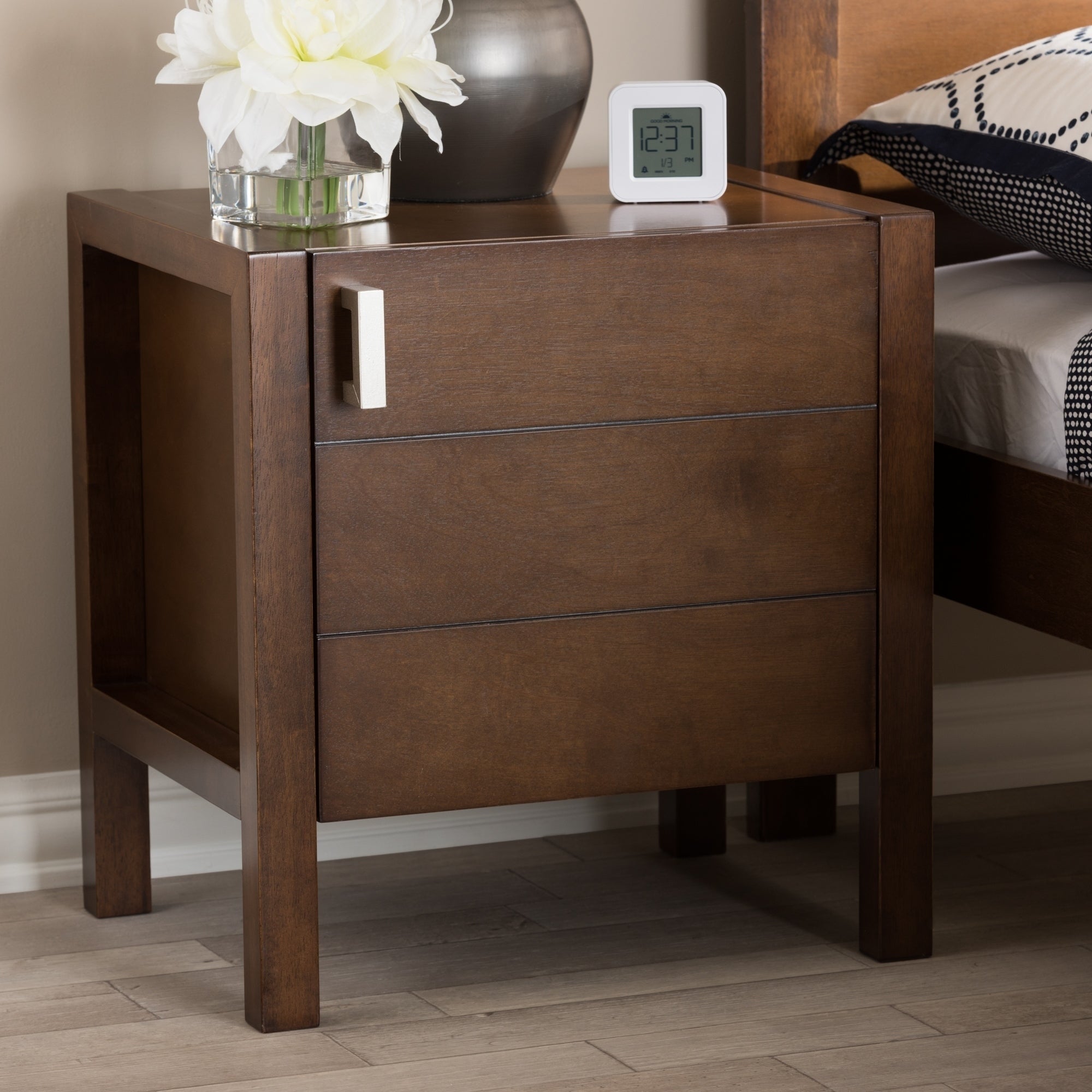 Baxton Studio Contemporary Nightstand by