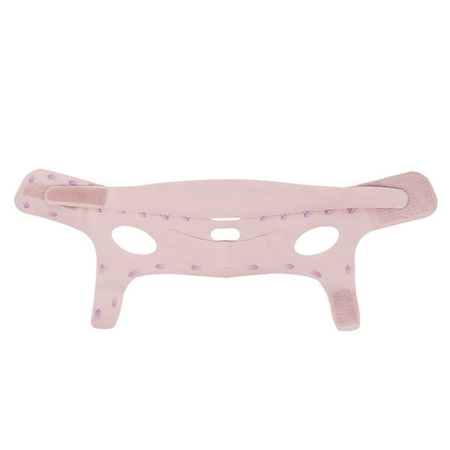 Outils de Beauté Sangle de Levage du Visage en V Sangle de Menton pour Dormir Réducteur de Double Menton Éliminateur de Mâchoire Exercice de Levage du Cou