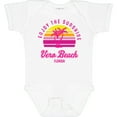 thumbnail image 3 of Inktastic Summer Enjoy the Sunshine Vero Beach Florida in Pink Boys or Girls Baby Bodysuit, 3 of 5