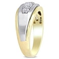 thumbnail image 3 of Everly Men's Sapphire 10k Yellow Gold Wedding Ring, 3 of 7