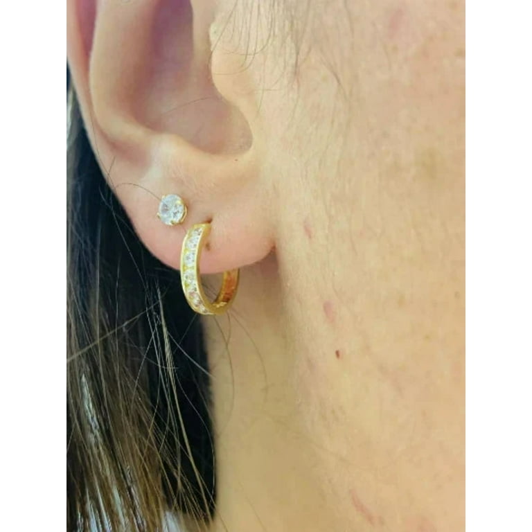 Druzy Earring Studs, 8MM Hypoallergenic Earrings Studs, Dainty Earrings,  Birthday Gift, Small Earring Studs, Women's Earring Studs 