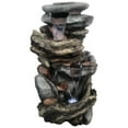 thumbnail image 1 of Angelo Décor Switchback Falls Fountain with energy-efficient pump and LED Lighting, 1 of 4