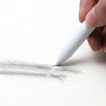 Stri 18PCS Paper Tortillion Blending Stumps Sketch Rub Artist Drawing Tool (White)