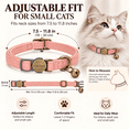 thumbnail image 4 of GoldTiger Vintage Style Leather Breakaway Cat Collar - Adjustable, Durable, Retro Bell - Suitable for All Types of Cats and Small Dogs, 4 of 7