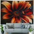 thumbnail image 4 of BCIIG Tapestry Wall Hanging for Living Room Decorates Wall Tapestries Red sunflower Tapestries Wall Decoration for Bedroom Aesthetic Decor Wall Hanging  40x30inch, 4 of 6
