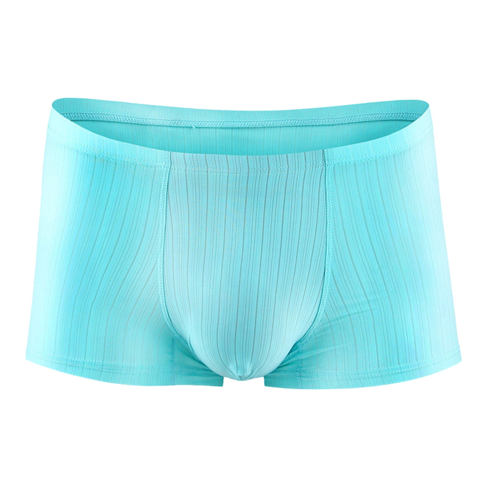 B91xZ Mens Boxer Briefs Underwear Stretchy Cotton Spandex Tag Free