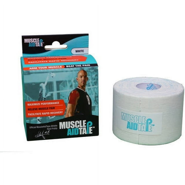 MuscleAidTape Kinesiology Tape (White)
