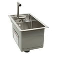 thumbnail image 6 of Single Bowl Bar Kitchen Laundry Sink Set Stainless Steel Hidden Sink w/Folding Faucet, 6 of 19