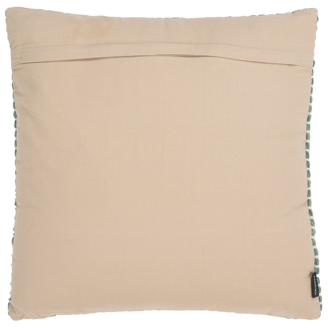 Safavieh Ina 20" x 20" Modern Cotton Decorative Pillows, Green